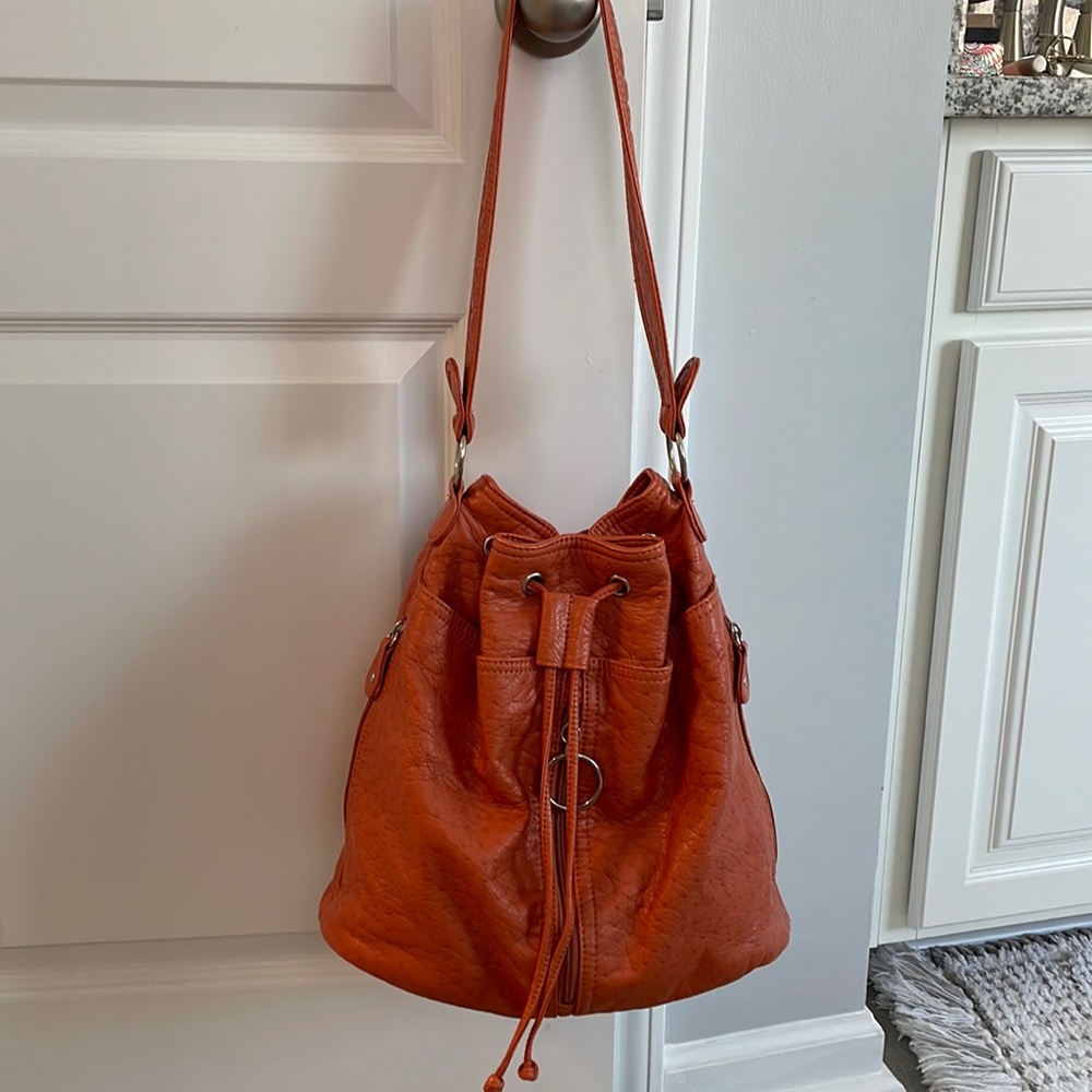 Orange women bag